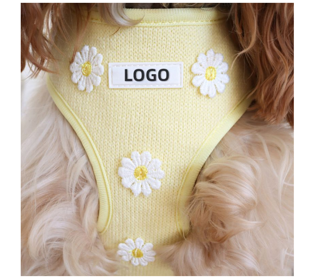 Custom Daisy Knitted Dog Harness 6-Piece Walking Set (5).jpg